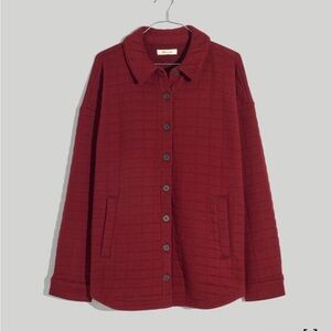 Madewell Quilted Shirt Jacket Medium